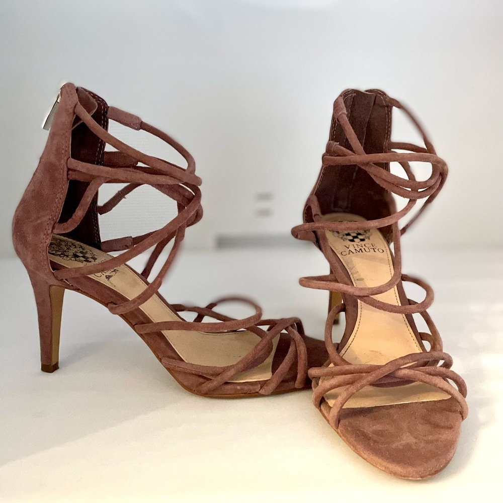 Vince Camuto Rose/Nude heels